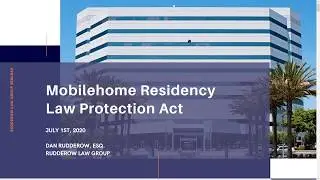 Mobilehome Residency Law Protection Act