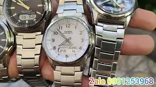 Casio Wave Ceptor Multiband 6 solar battery watch, national model, size 41, beautiful, genuine, f...