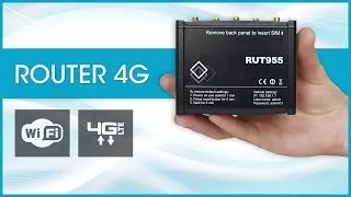 Router Dual SIM 4G con GNSS e I/O | Teltonika RUT955