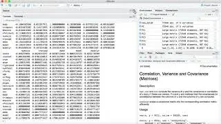 [9]  data analyst:  Computation of the correlation matrix, eigenvalues and vectors using R