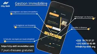 Application de gestion immobili&egrave;re