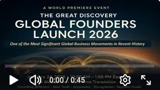 TGD Founder Launch Event Promo Video Malaysia