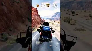 Extreme Car Jump Challenge | 150-Meter Bridge Drop - BeamNG.Drive #car