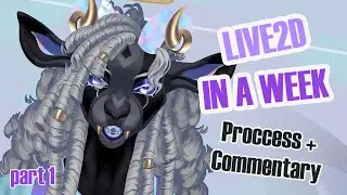 Rigging a Live2D Model in a Week!