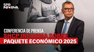 Conferencia de prensa del secretario de Hacienda &Eacute;dgar Amador Zamora sobre el Paquete Econ&oacute;mico 2026