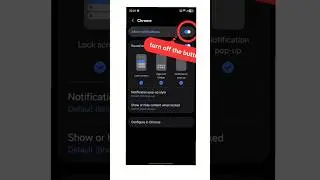 Chrome notification kaise band kare || How to stop  Chrome notification #shorts #chrome #samsung #fb