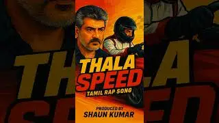 Ajith Kumar Racing Spirit | THALA SPEED Tamil Rap | Shaun Kumar. #AjithKumar#Tamil#thala 
