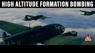 Heinkel He 111 High Altitude Bombing Mission (Cinematic Gameplay)