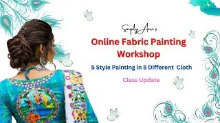 Online Fabric Painting Workshop Update | Simply Aari