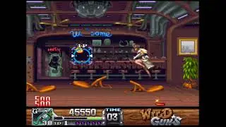 WILD GUNS SNES CARSON CITY 1-2