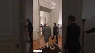 BTS Of PM Modi Meeting President Macron & JD Vance During Paris Visit