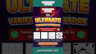 Ultimate Variety Puzzle Book Vol. 1 #crypticcrossword #crossword #crosswordpuzzle #trivia