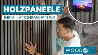 HOLZPANEELE RICHTIG ANBRINGEN mit Montagekleber (Installationsanleitung)
