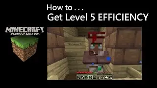 Minecraft Bedrock PE: How to Get Level 5 EFFICIENCY