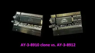 Клон AY-3-8910 против оригинального звукового чипа AY-3-8912