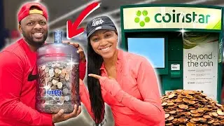 Обменяли более 100 фунтов монет в COINSTAR! Сколько нам удалось получить?