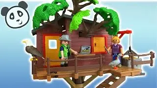 Playmobil Aventuras en la casa en árbol 🌳 Demostración de armado y juego   Pandido TV