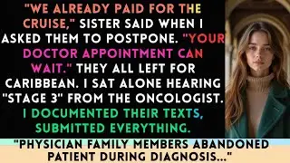 Family Chose Vacation Over My Cancer Diagnosis Appointment — Until The Medical Board Got Involved...