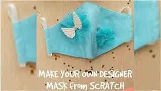 DIY designer face mask Face Mask Fashionable Wedding Masks #shorts