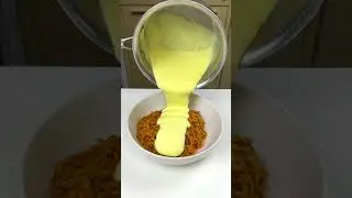 Cheesy Potato Fire Noodle  #firenoodles #potato #cheesepull #cheese