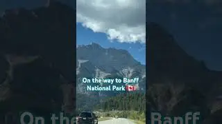 What a scenic view 😵🤯 #banffnp #canadiannationalparks #banffnationalpark #viralshorts