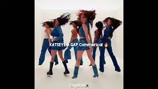 KATSEYE x GAP Commerical || #shorts 