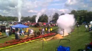 Steam whistles at Smithsburg Steam and Craft Show.