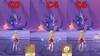 ESCOFFIER C0 ~ C6 COMPARSION | GENSHIN IMPACT
