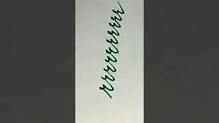 Practice letter r#handwriting # cursive #calligraphy #penmanship @YouTube @LettersLab