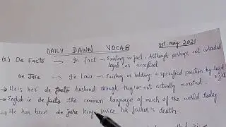 Daily dawn news Vocabulary with mnemonics CSS 2021 PMS GRE GAT UPSC IELTS BA MA ENGSLIH FPSC 2022
