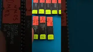 Результаты работы тестера процессоров Z80 на DIP процах. SMD (TQFP) ещё впереди.
