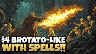 Brotato Inspired $4 Bullet Heaven with Spells! | Hunchbacks Dungeon