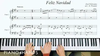 🎄Feliz Navidad🎄for Piano duet