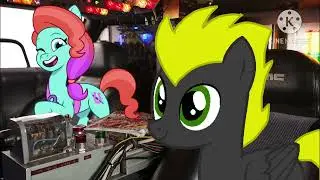 Dale Jr and  Jazz Hooves going back in time to 4.5billion years ago