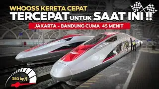 LUAR BIASA , TERCEPAT UNTUK SAAT INI‼️Kereta Cepat WHOOSH Jakarta - Bandung Langsung Ramai Penumpang