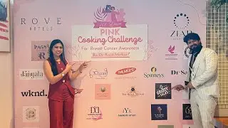Pink cooking challenge for breast cancer awareness by Dr. Rajul | @GRIDDYTALKS 