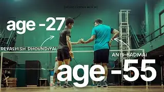 Gameplay at the age of 55 🫡 | Mens Badminton Doubles | Badminton | Yonex