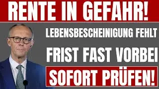 ⚠️ Achtung Rentner: Keine Lebensbescheinigung? Ihre Rente kann jetzt gestoppt werden!