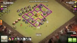 Town hall 6 TH6 vs TH7 || Clash of clans -  Town hall 6 ... 3 STARS ATTACK STRATEGY