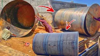 Underground Oil Tank  Manufacturing For Petrol Station | 25000 Liter Oil Tank Step Wise Manufacture