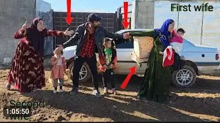 Zahra cleaning Fatima's house and washing Fatima's pillows