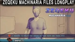 AdvJam2019 #33: Zeqeku - Machinaria files Full Playthrough / Longplay / Walkthrough (no commentary)