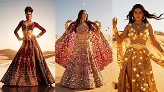 [AI-Animated] which desert bride dress you like the most? 👗