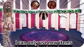 I Style the NEW Items Every Round!  #dti #dresstoimpress #challenge #roblox