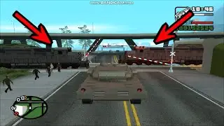 鬼畜すぎる踏切 (GTA SA MOD)