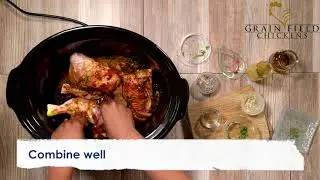 Slow Cooked Chicken Leg Quarters || Grain Field Chickens Recipes
