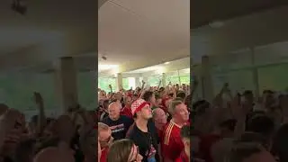 Aberdeen fans in Frankfurt. #aberdeenfc #dons #conferenceleague #europaconferenceleague #shorts
