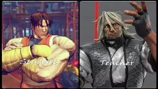 SFV Zeku and SFIV Guy moves Comparison