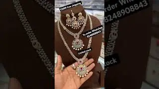 #onegramgold #diamond #diamonds #gj #gjpolish with #wholesaleprice |#ad #bridal #bride #cz #mangtika