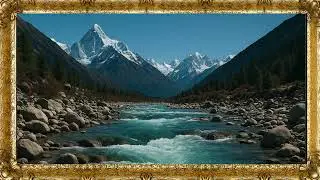 💧 2 HOURS Himalayan River Flow in 4K | Relaxing Water Wallpaper | Melting Glaciers Awareness